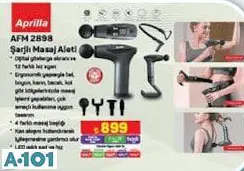 APRİLLA AFM 2898 ŞARJLI MASAJ ALETİ